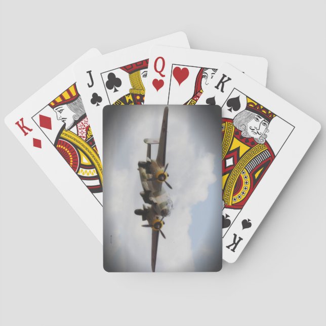 Baralho Cartões de jogo do bombardeiro da segunda guerra (Verso)