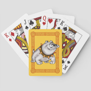 Baralho Cartões de jogo do buldogue