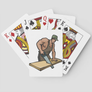 Baralho Cartões de jogo do carpinteiro