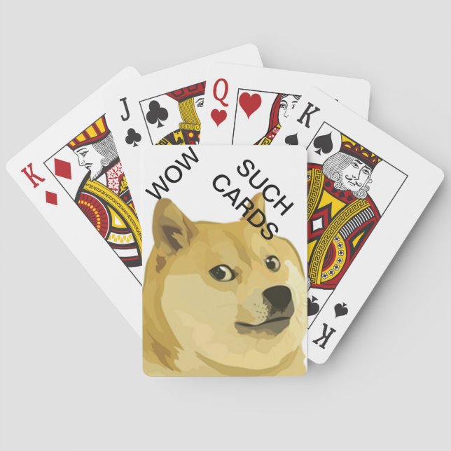 Baralho Cartões de jogo do Doge (Verso)