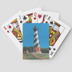 Baralho Cartões de jogo do farol de Hatteras do cabo