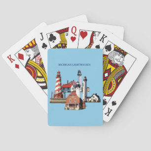 Baralho Cartões de jogo do farol de Michigan