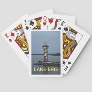 Baralho Cartões de jogo do farol do Lago Erie