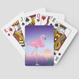 Baralho Cartões de jogo do flamingo