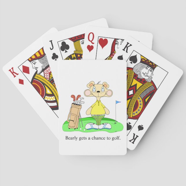 Baralho Cartões de jogo do golfe (Verso)