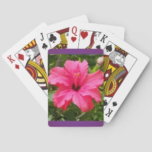 Baralho Cartões de jogo do hibiscus