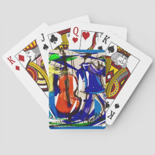 Baralho Cartões de jogo do jazz do divertimento