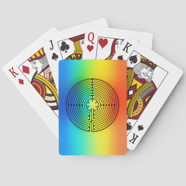 Baralho Cartões de jogo do labirinto (Verso)