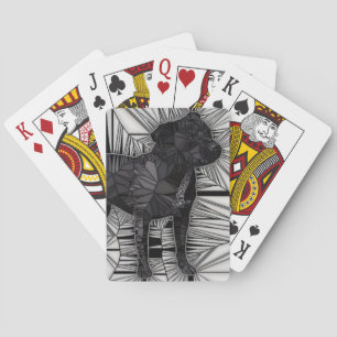 Baralho Cartões de jogo do mosaico de Staffordshire bull