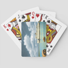 Baralho Cartões de jogo do navio a vapor do Martha's