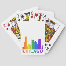 Cartões de jogo do orgulho de Chicago