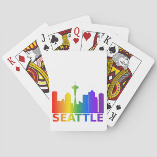 Baralho Cartões de jogo do orgulho de Seattle