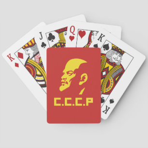 Baralho Cartões de jogo do póquer do retrato de CCCP Lenin