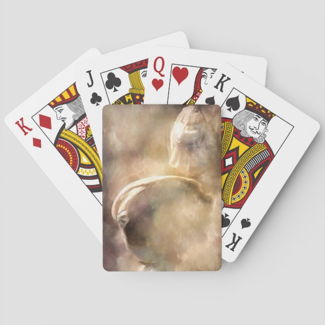 Baralho Cartões de jogo do tesouro da praia (Verso)