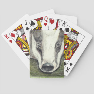 Baralho Cartões de jogo do texugo (JZH2)
