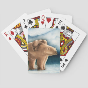 Baralho Cartões de jogo do urso polar