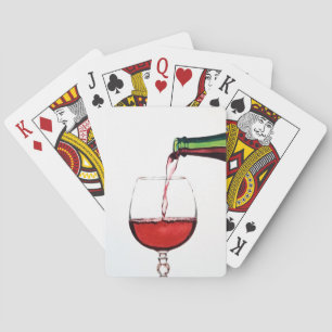 Baralho Cartões de jogo do vinho tinto