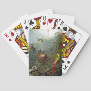 Baralho Cartões de jogo dos colibris