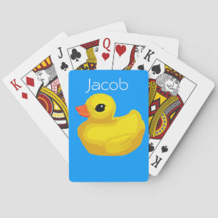 Baralho Cartões de jogo "Ducky" de borracha personalizado
