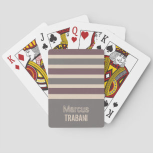 Baralho Cartões de jogo feitos sob encomenda do monograma