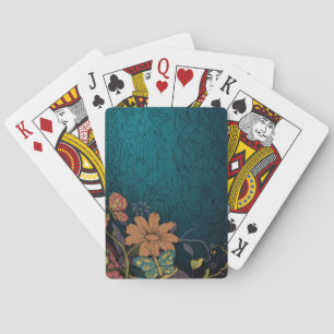 Baralho Cartões de jogo gravados dos Wildflowers