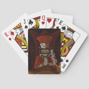 Baralho Cartões de jogo loucos do Hatter