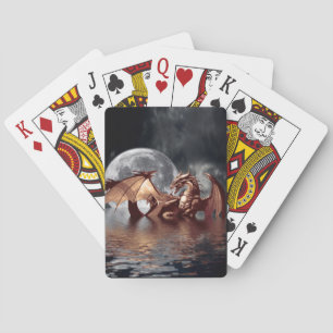 Baralho Cartões de jogo Mythical da fantasia do dragão &