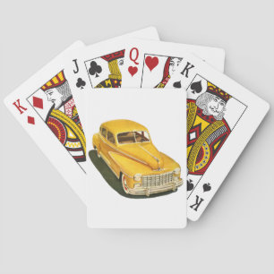 Baralho Cartões de jogo velhos do carro