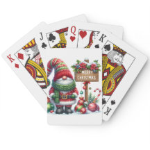 Cartões de Natal Festivo Gnomo