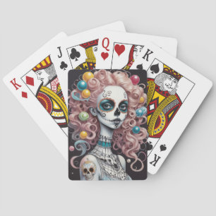 Baralho Cartões De Poker De Crânio