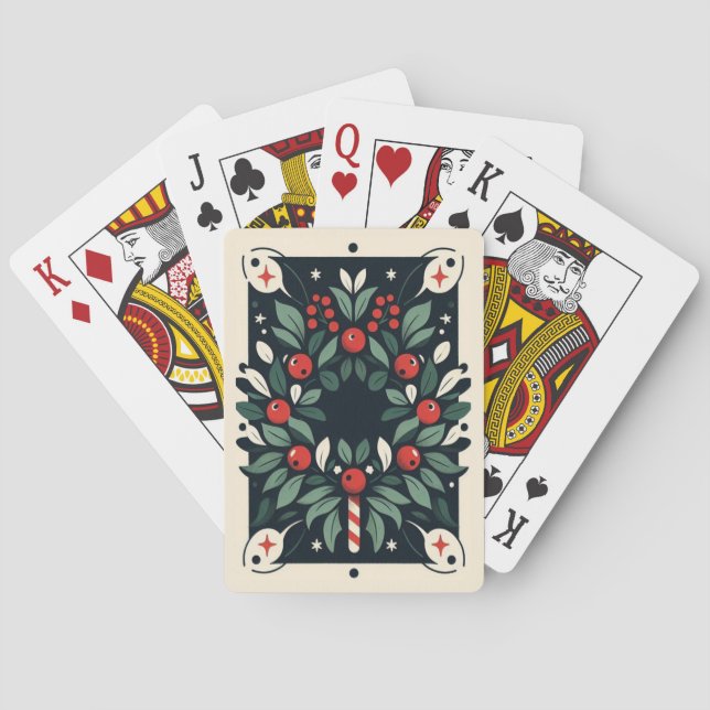 Baralho Cartões de Poker de Natal Mistletoath (Verso)