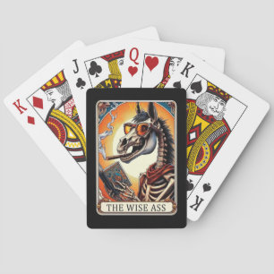 Baralho Cartões de Poker do Skeleton Tarot