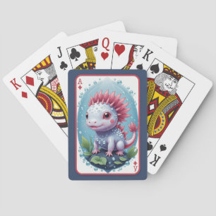 Baralho Cartões de Reprodução Axolotl do Dragão-Cinto