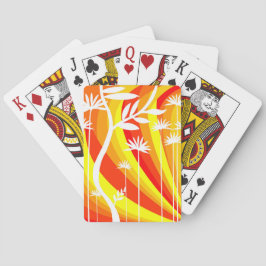 Baralho Cartões de Reprodução Clássicos Coloridos Laranja 