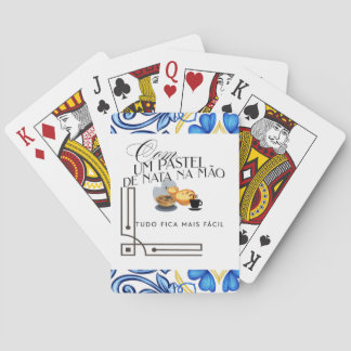 Baralho Cartões de Reprodução Clássicos com azulejos Portu