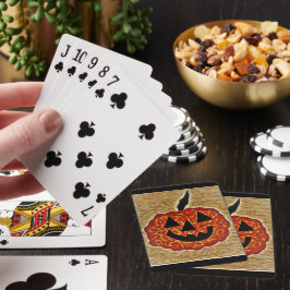 Baralho Cartões de Reprodução Clássicos com Rosto de Pumpk