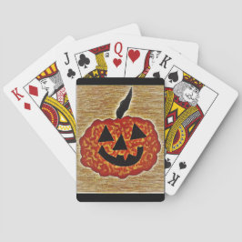 Baralho Cartões de Reprodução Clássicos com Rosto de Pumpk