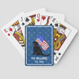 Baralho Cartões de Reprodução Clássicos de Cachorro Negro 