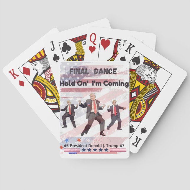 Baralho Cartões de Reprodução Clássicos de Eleição de Trum (Verso)