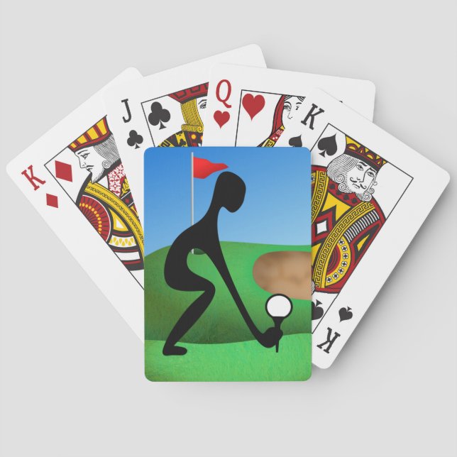 Baralho Cartões de Reprodução Clássicos de Golfe NovelAlie (Verso)