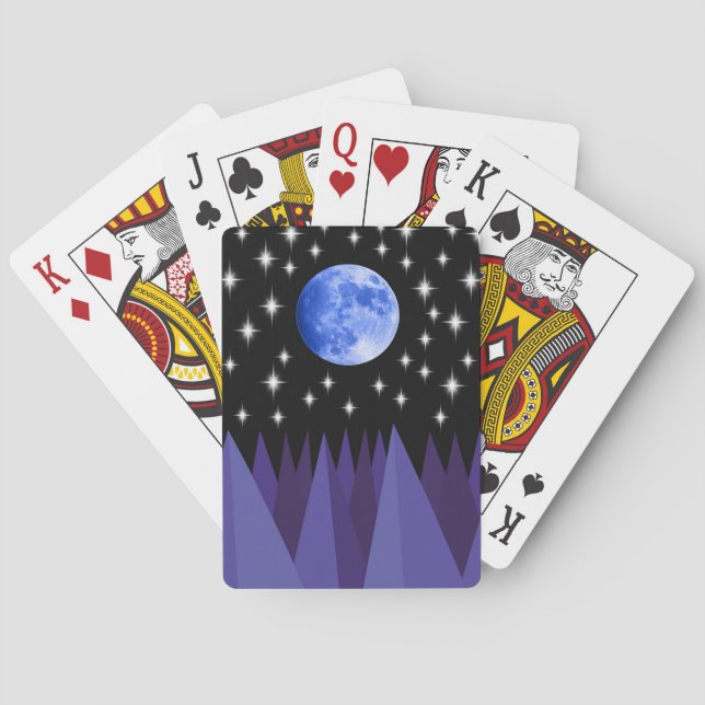 Baralho Cartões de Reprodução Clássicos do Moon Starlight (Verso)