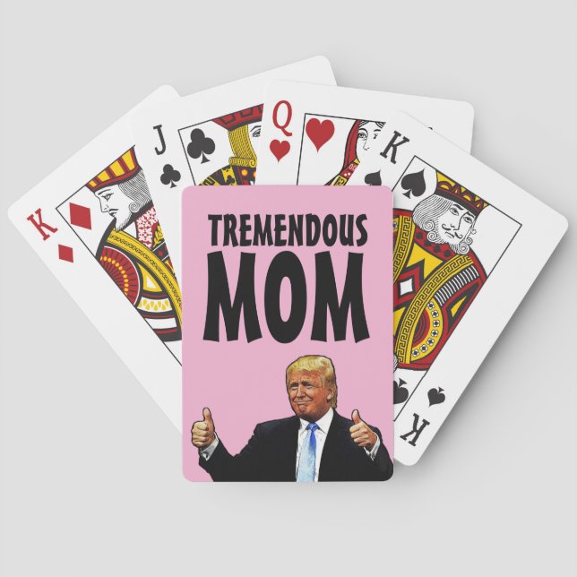 BARALHO CARTÕES DE REPRODUÇÃO DA TREMENDA MOM DONALD TRUMP (Verso)
