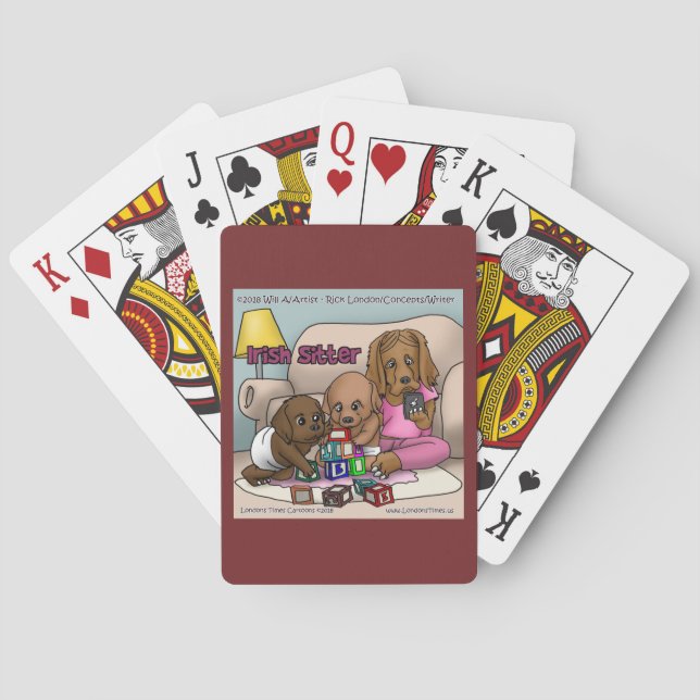 Baralho Cartões de Reprodução de BD para Setores Irlandese (Verso)