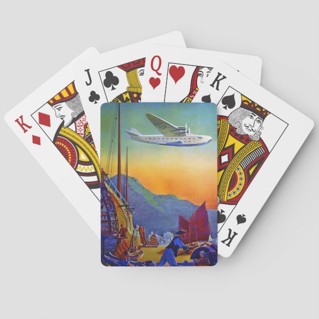 Baralho Cartões de Reprodução de Bicicleta de Viagem trans (Verso)