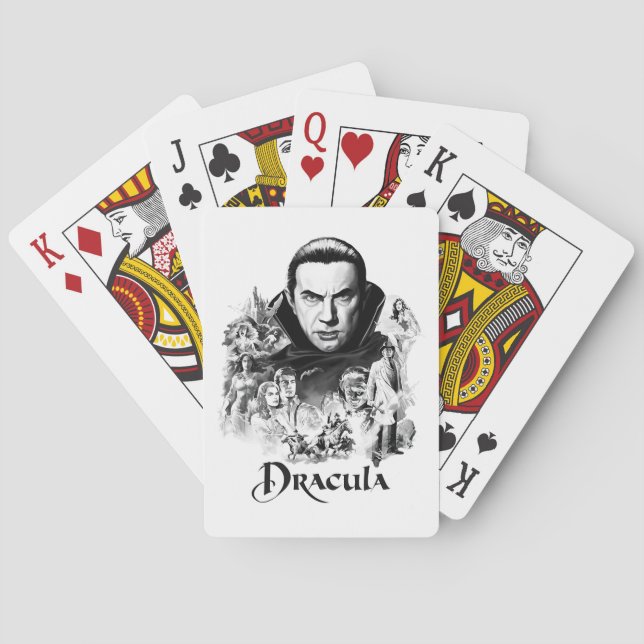 Baralho Cartões De Reprodução De Dracula (Verso)