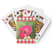 Cartões de Reprodução de Fotografia Zinnia Rosa