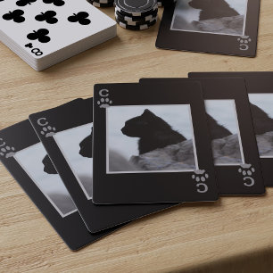 Baralho Cartões de Reprodução de Fotos Pet Pet de Pata