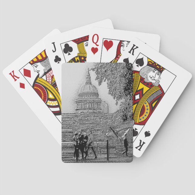Baralho Cartões de Reprodução de Londres (Verso)