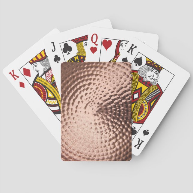 Baralho Cartões de Reprodução de Metal de Cobre (Verso)