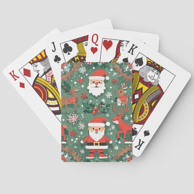 Baralho Cartões de Reprodução de Natal (Verso)